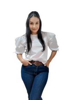 Blusa blanca en ojalillo - comprar en línea