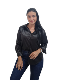 Camisa en Satín - comprar en línea