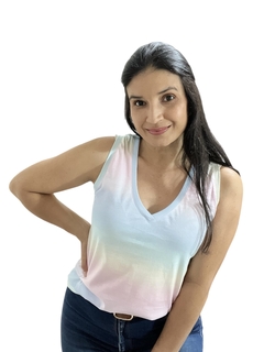 Camiseta Sisa Cuello en V - comprar en línea