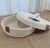 Cesta con tapa para organizar todo lo que necesites. Medida 22x10cm.