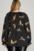Blusa negra satin Juaguares