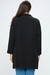 Blazer negro Largo 4D6