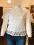 Blusa blanca encaje 4J03