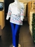 Blusa blanca con bordados 4M29 - ATTITUDE BOUTIQUE PLUS SIZE