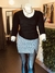 Blusa negra basica manga larga 2N26