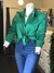 Blusa verde satin 3T08