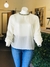 Blusa Blanca con pedreria 4O23
