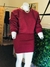 Vestido de sudadera guinda 3D13 - ATTITUDE BOUTIQUE PLUS SIZE