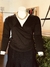 Blusa negra cruzada