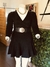 Falda negra circular 4D04