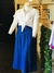 Blusa blanca de lino - tienda en línea
