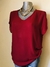 Blusa de gasa guinda 3F08