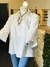 Blusa blanca destellos dorados - tienda en línea