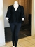 Blusa negra circular