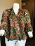 Blusa verde floreada - comprar en línea