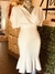 Vestido blanco de gala corte sirena