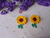 Aretes Girasol