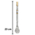 Bomba Tereré Aluminio 23 cm - 1 Anel - comprar online