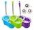 Balde Centrifugo Escurridor + 2 Mopas Trapeador Lampazo - comprar online