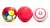 Pelotas Soft Dep Rehabilitacion Antistress X 3 Unidades - Mr Gym Fitness