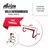 Set X3 Valla De Entrenamiento 15 Salto Coordinacion Futbol - Mr Gym Fitness