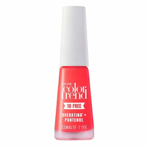 ESMALTE COLOR TREND AVON 10 FREE RECIFE DE CORAL