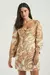 VESTIDO CURTO ESTAMPADO-EST CASHMERE SOBRE TOM - Fiore Store KF - Loja de Roupas Multimarcas