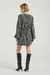 VESTIDO CURTO ESTAMPADO COM DECOTE TRANSPASSADO-EST PAISLEY BICOLOR - comprar online