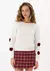 BLUSA MANGA LONGA TRICOT COM APLICAÇÃO DE CORAÇÃO - comprar online