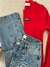 CALÇA JEANS RETA CARGO - comprar online