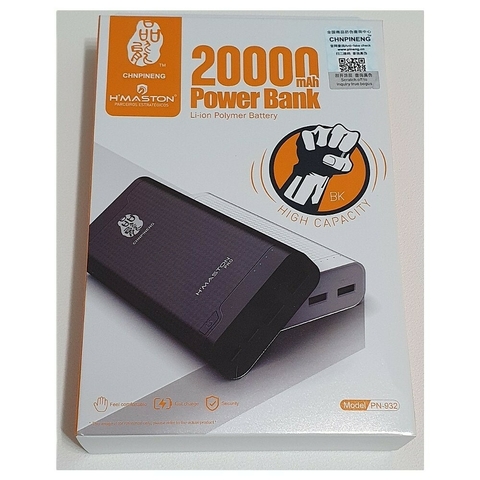 Carregador Portátil Power Bank 20.000mah H´Maston