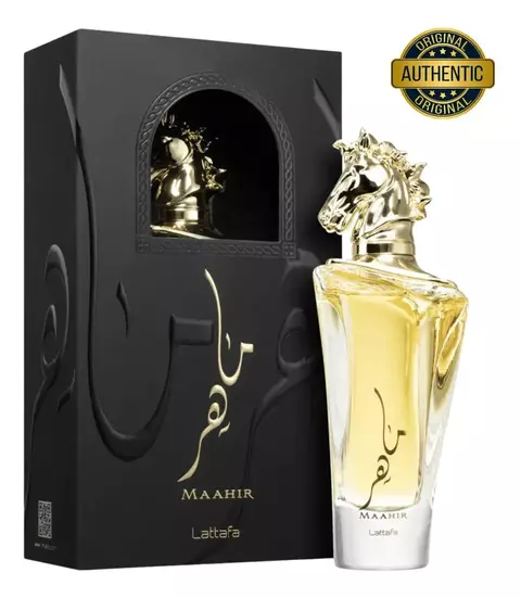 Lattafa Eau de parfum Maahir spray unissex, 100ml ORIGINAL