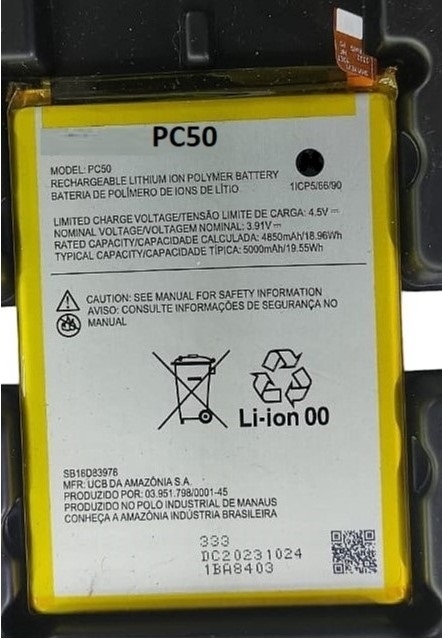 BAT Compativel COM Moto Pc50 Moto G14 / G54 ORG NAC
