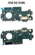 Placa Conector Carga Compatível Com Galaxy A34 5G A346 - comprar online