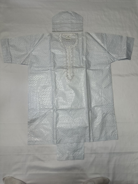 Buba detalle de tela rombos blancos - comprar en línea
