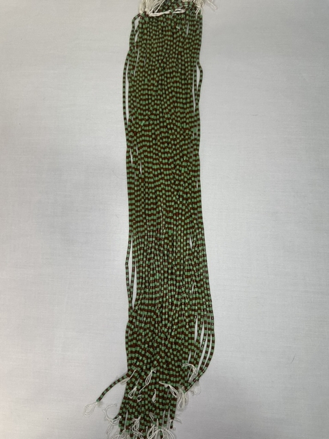 Otutu Opon cuenta delgada en tira para hacer ides de orula en color verde claro.y cafe 55 cm - comprar en línea