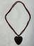 Collar Orisa Titulo de Obaluaje (Babalu Aye) en forma de corazon en color negro - comprar en línea