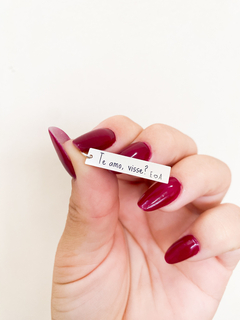 Pingente Personalizado Plaquinha / 27x6 milímetros
