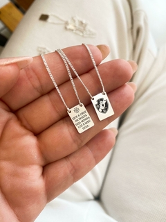 Escapulário Personalizado Time / 14 x 9,5 milímetros na internet