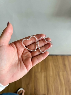 Argola Coração Fio Torcido M