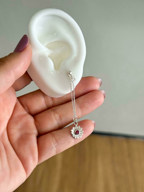 Brincos Indiano Pedra Natural