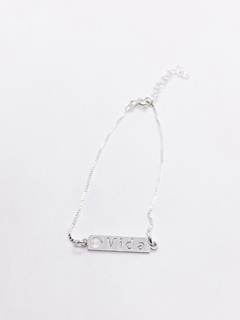 Pulseira Plaquinha Vida