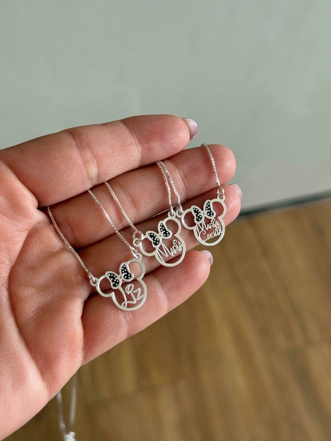 Colar Personalizado Minie / 45 Centímetros