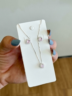 Imagem do Conjunto Elegância Cravejado Redondo