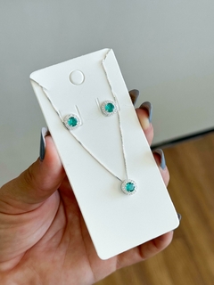 Conjunto Elegância Cravejado Redondo na internet