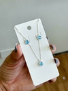 Conjunto Elegância Cravejado Redondo - comprar online