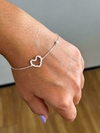 Pulseira Coração Cravejada - comprar online
