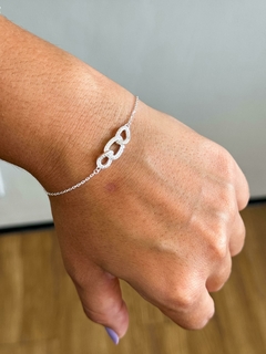 Pulseira Elos Cravejados - comprar online