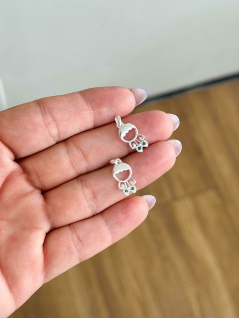 Pingente Menino Cravejado - comprar online