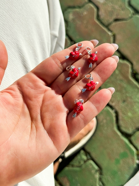 Berloque Coração Kiss - comprar online